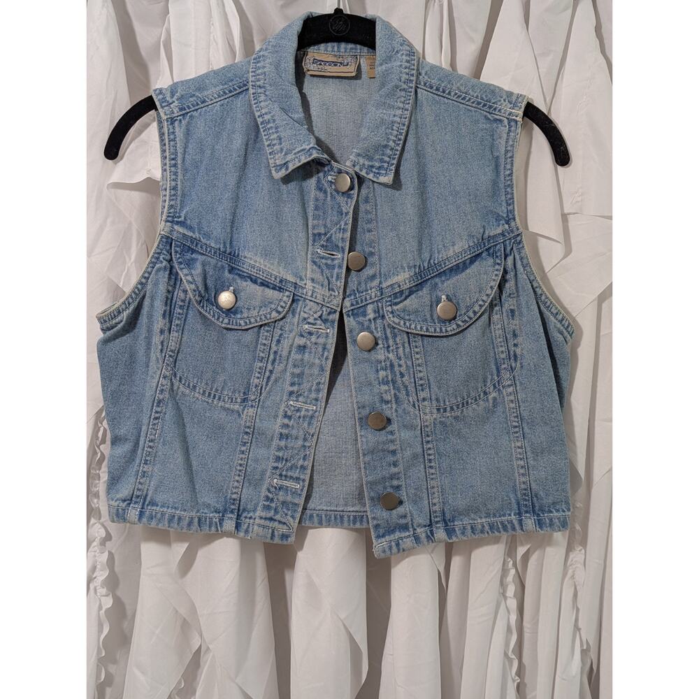 VTG Sasson Jeans Denim Vest | Women's Medium | 1970s 1980s Retro